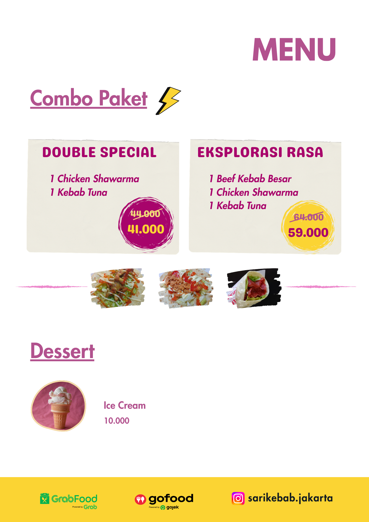 Menu page two